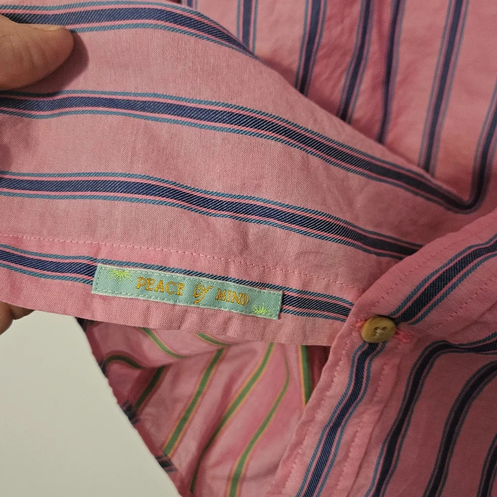 Scotch & Soda RegularFit Striped Shirt WithSleeve Adjustment Size Large - Picture 10 of 15